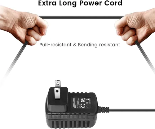 Vista 2 de Adaptador AC/DC para Sony D-EJ621 DEJ621 D-EJ721 DEJ721 DEJ721 Anti-Skip G-Protection Walkman Discman Reproductor de CD portátil Cable