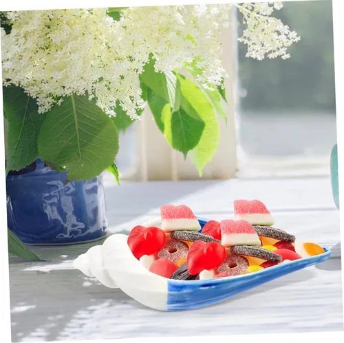 Vista 8 de Unomor 3pcs Tray Ceramic Ring Holder Star Plates Trinket Storage Plate Earring Bowl Earring Organizer Ceramic Serving Platter Trinket Dish Sea Ring