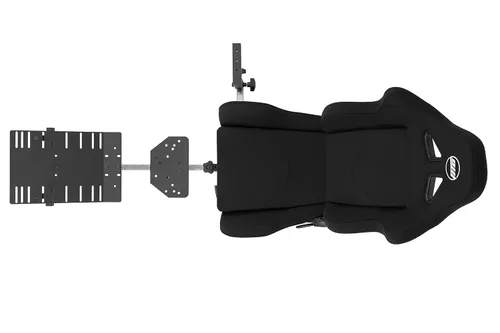 Vista 9 de OpenWheeler GEN3 Racing Wheel Simulator Stand Cockpit Black on Black Fits All Logitech G923 G29 G920 Thrustmaster Fanatec Wheels Compatible