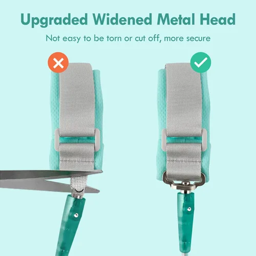 Vista 3 de Lehoo Castle Correa de muñeca antipérdida, arnés para niños con bloqueo de inducción, correa de muñeca de seguridad para niños, arnés de seguridad