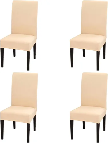 Vista 56 de Dimatic - Juego de 2 fundas protectoras para sillas de comedor, de elastano elástico, extraíbles y lavables, fundas para sillas de comedor, cocina