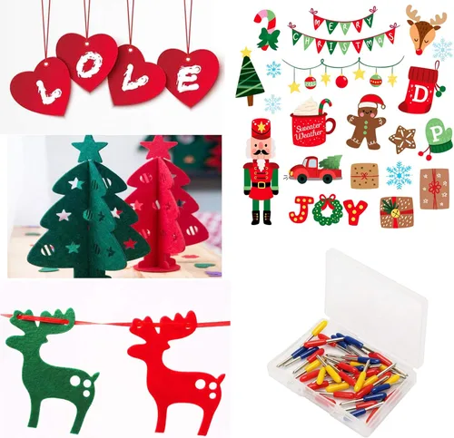 Vista 6 de 50 cuchillas de repuesto compatibles con máquinas de corte Explore Air 2/Air 3/Maker/Maker 3, 10 cuchillas de punta fina, 20 cuchillas estándar, 20