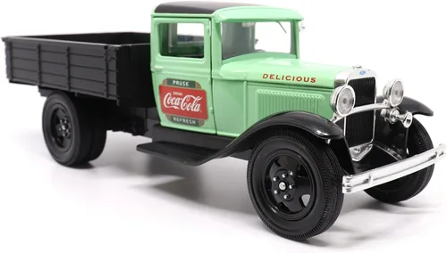 Vista 7 de Motor city classics Coca-Cola Diecast coleccionable Ford Modelo AA 1931 (versión verde) escala 1:24 424024 con licencia