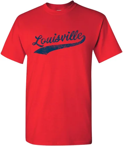 Vista 50 de UGP Campus Apparel - playeras con estampado de equipos de béisbol Albuquerque Rojo