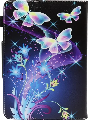 Vista 3 de Nannxiebky - Funda universal para tablet Android de 7 y 8 pulgadas, funda universal para tableta de 7 y 8 pulgadas, funda con soporte de visión