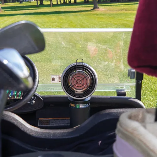 Vista 2 de Calentador de propano radiante de 4,000 BTU para carrito de golf