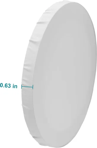 Vista 4 de IVON 4 lienzos redondos, 12 y 8 pulgadas, tablero de lona circular profesional estirado para pintar, verter acrílico