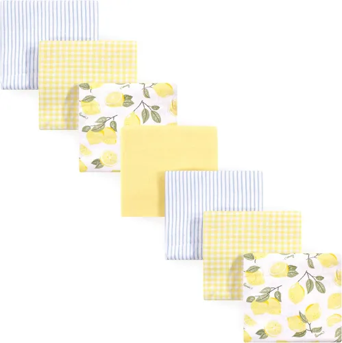 Vista 213 de Hudson Baby Unisex Baby Cotton Flannel Receiving Blankets Bundle, Bonjour, One Size (Pack of 2)