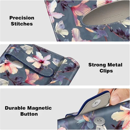 Vista 4 de CaseBot - Soporte de pañuelos para visera de coche, soporte de servilletas para visera de sol, porta mascarillas para coche, caja de pañuelos