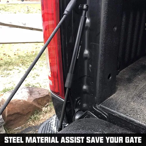 Vista 3 de Winunite Compatible con F150 2015-2025 Asistente de Compuerta Trasera – Material de Acero Inoxidable, Descenso Controlado Silencioso, No Más