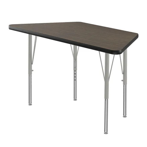 Vista 37 de Correll - Mesa rectangular de actividades para el aula de 24 x 36 pulgadas, altura ajustable (19-29 pulgadas), granito negro, parte superior