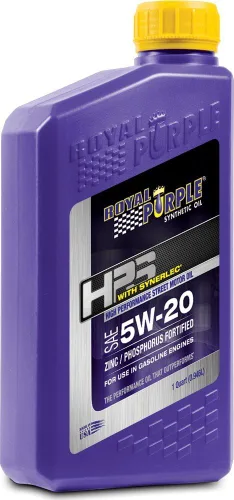 Vista 10 de RAceite de motor royal Purple HPS Alto Rendimiento Street sintético , 5W-20, 1 Cuarto de galón