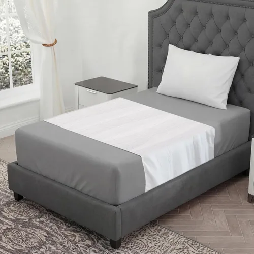 Vista 8 de CoolShields Almohadillas de cama impermeables, 60 x 36 pulgadas, lavables y reutilizables, protector de colchón para incontinencia