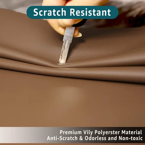 Vista 4 de AmazeCov Funda de reposacabezas de alta calidad para silla reclinable, protector de reposacabezas reclinable de piel sintética ignífuga, resistente