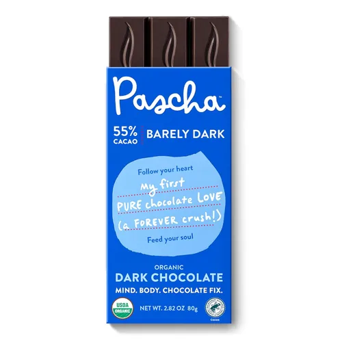 Vista 9 de Pascha Barras de chocolate negro orgánico, 85% cacao, UTZ, sin gluten y sin OMG, 2.82 onzas (paquete de 10)
