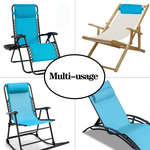 Vista 27 de Ostlttyn Zero Gravity - Almohada de repuesto para silla, color negro, 14.3 x 6.7 x 2.3 pulgadas, relleno de espuma, estilo moderno, soporte