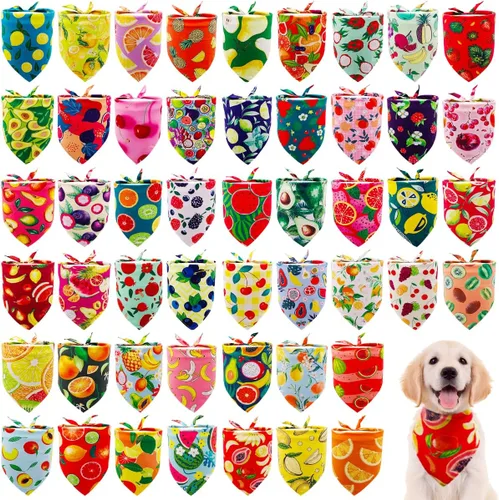 Vista 30 de 50 pañuelos para perro para el día del padre, extra grandes, extra grandes, XL, XXL, triangular, bufandas para la cabeza, orillo, costura de borde