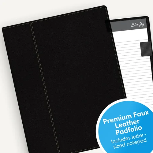 Vista 4 de Blue Sky Padfolio profesional: Cartera completa y organizador de documentos