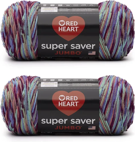 Vista 41 de Red Heart Super Saver Jumbo Ovillo de lana, Amatista