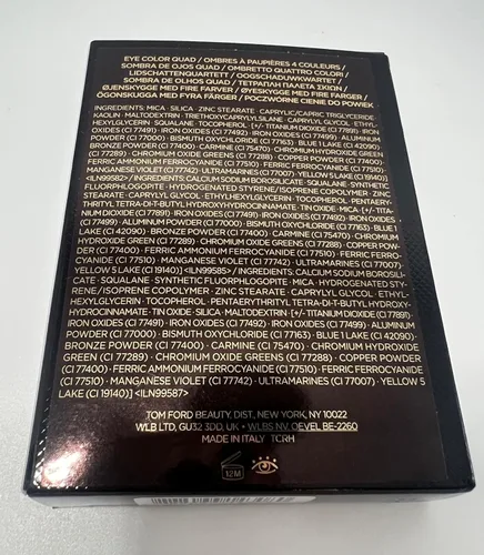 Vista 4 de Tom Ford Paleta de sombras de ojos cuádruple de colores de ojos - 43 Ambrosia .28 oz / 8 g.