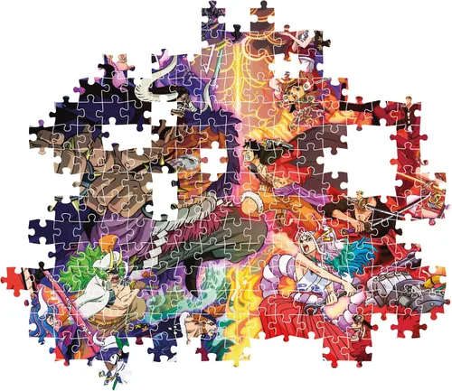 Vista 4 de Clementoni - 39751 - Puzzle Anime One Piece - Rompecabezas de 1000 piezas, rompecabezas para adultos - Hecho en Italia 1000 piezas imposible una