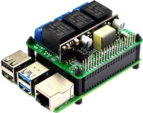 Vista 6 de Módulo de placa de relé RPi PoE para Raspberry Pi 3B+4B