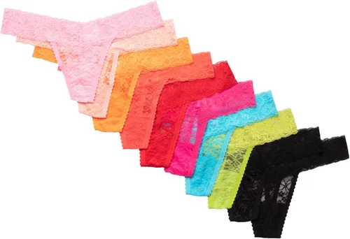 Vista 6 de Alyce Ives Intimates Womens All Lace Thong, Pack of 10