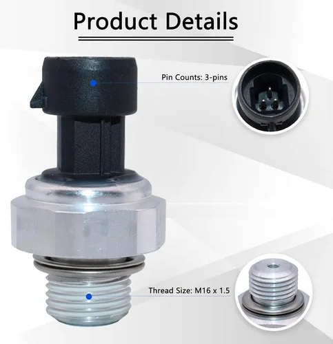 Vista 2 de 12677836 Interruptor del sensor de presión de aceite del motor Unidad de envío D1846A compatible con Chevy Silverado Trailblazer Suburban Tahoe GMC