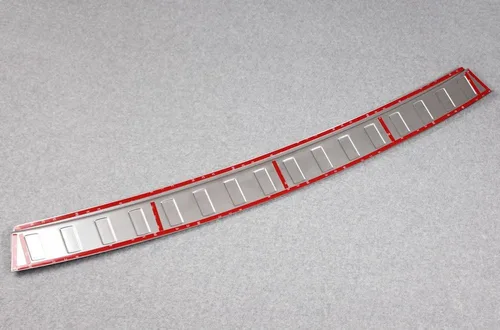 Vista 4 de Cobertor de marco de placa de acero inoxidable mate original para Mercedes Benz GLC clase GLC300 GLC43 AMG 2015 2016 2017