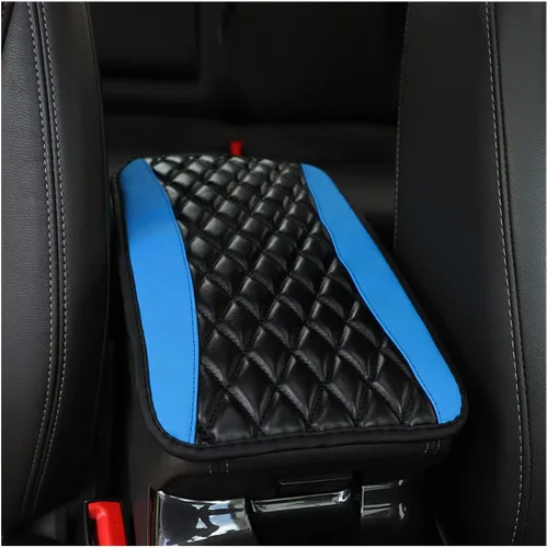 Vista 12 de Ziciner Almohadilla de cuero para reposabrazos de consola central de automóvil, protector impermeable de PU para caja de asiento de automóvil