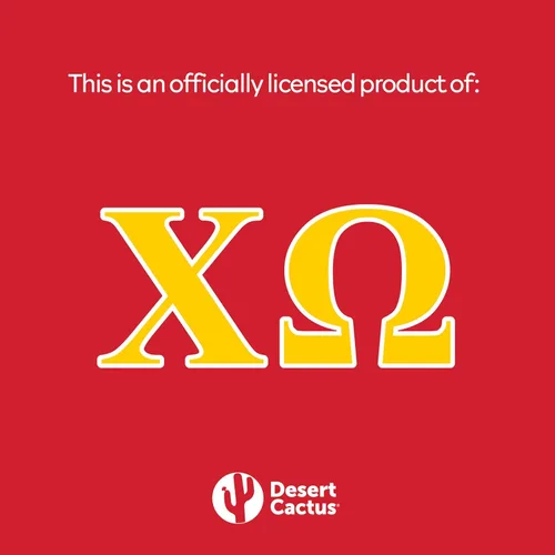 Vista 6 de Desert Cactus Chi Omega Sticker Sorority Marble Decal Laptop Water Bottle Car Sheet (Marble Sheet) (Pack of 2)