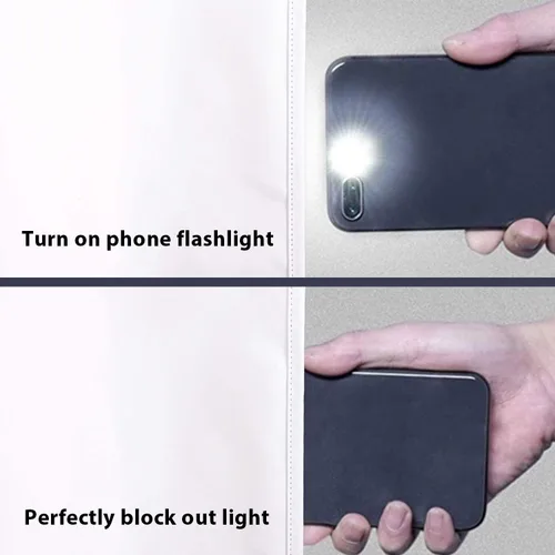 Vista 3 de Rose Home Fashion Forro de cortina opaca con aislamiento térmico, 2 paneles por juego-anillo incluido- Forro opaco para cortinas de 84 pulgadas