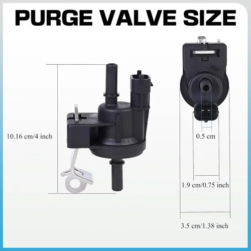 Vista 3 de Válvula de Purga de Recipiente de Vapor - Compatible con 2010-2011 Chevy Camaro Equinox Buick LaCrosse Cadillac CTS SRX STS, 2008-2009 Pontiac G8