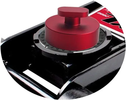 Vista 5 de JGR Almohadillas de elevación de aluminio para gato para Corvette C5 C6 Z06 (Rojo)