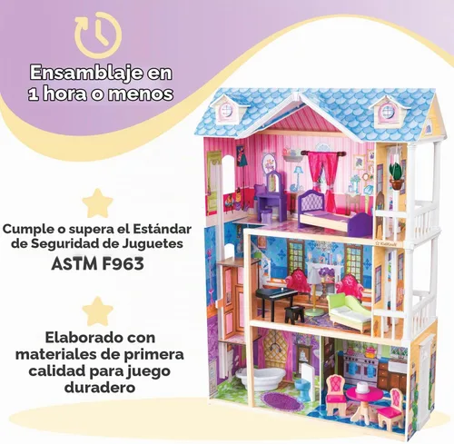 Vista 6 de Mi casa de muñecas con muebles, de KidKraft