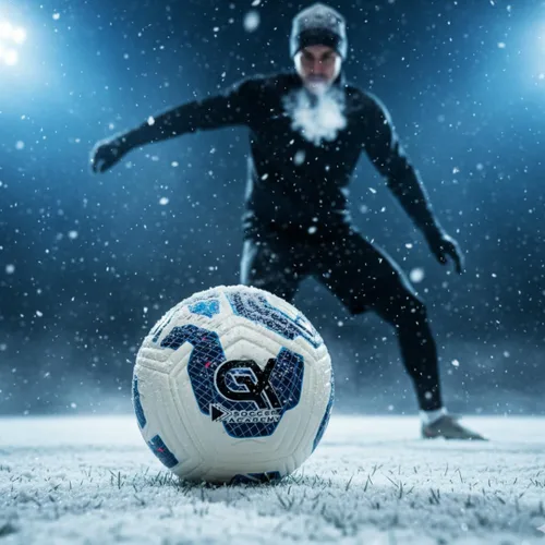 Vista 7 de GX Soccer Academy Tour+ Professional Soccer Ball, Size 5, Green and White Competition Ball