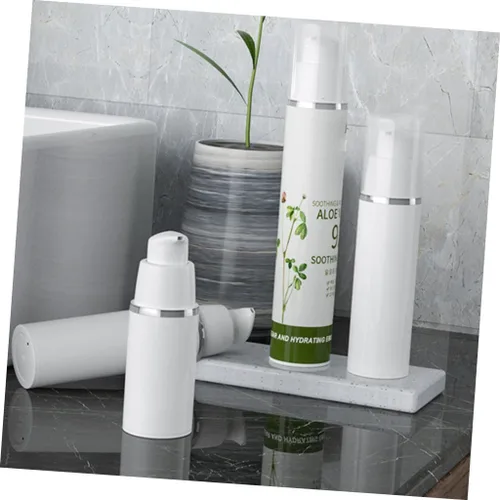 Vista 3 de Cabilock Esencia Subpackaging Botellas 1.0 fl oz Loción Dispensadores Vacío Prensa Bomba Pp Material Belleza Hogar