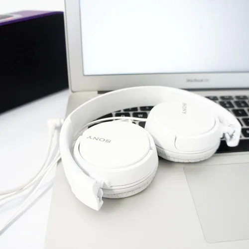 Vista 2 de Sony Over On Ear - Auriculares portátiles estéreo con graves extra para Apple iPhone iPod/Samsung Galaxy / reproductor de mp3/conector de 0.138 in