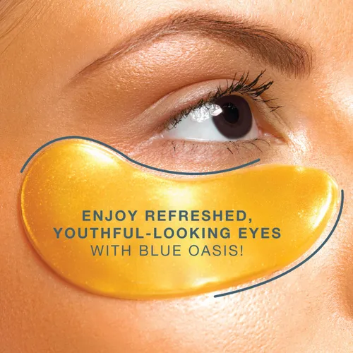 Vista 5 de Parches para debajo de los ojos para ojos hinchados y ojeras Parches de oro de 24 quilates para hinchazón, belleza y productos de cuidado personal