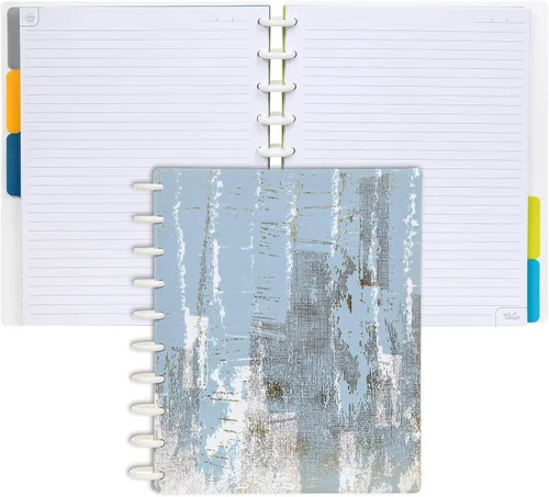 Vista 19 de Talia - Cuadernos de notas con tapas, planificador, personalizables, (Rosa de los 90, Junior (5.5 pulgadas x 8.5 pulgadas))