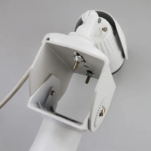 Vista 5 de Soporte de montaje para cámara de seguridad CCTV, soporte de cámara de vigilancia para montaje en pared para montaje universal de carcasa de CCTV