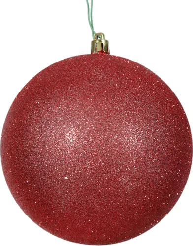 Vista 35 de Vickerman Adorno de bola de caramelo de oro antiguo de 10 pulgadas