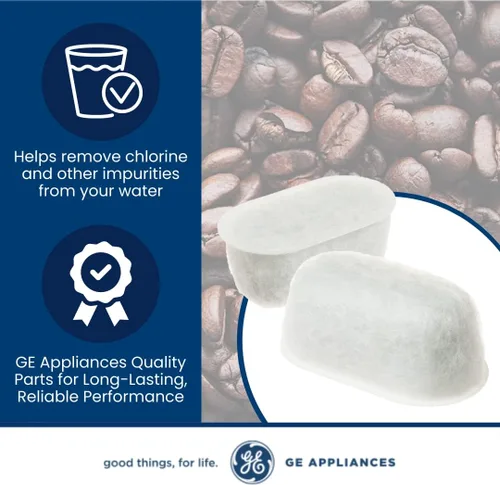 Vista 3 de GE Appliances Replacement Carbon Coffee Filter Cartridges, 6-pack, UNIV1CFLTR6PK