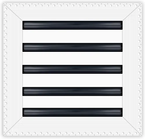 Vista 17 de BUILDMART - Cubierta de ventilación de CA moderna de 12 x 10 - Ventilación de aire blanca decorativa - Difusor de ranura lineal estándar - Rejilla