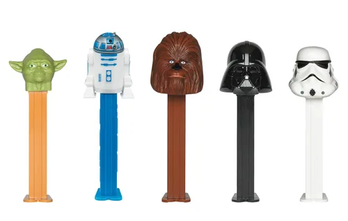 Vista 4 de PEZ Candy Star Wars, dispensadores surtidos, 0.58 onzas (paquete de 12)