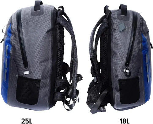 Vista 9 de Submersipack - Mochila impermeable – sumergible, inflable, flotante, cubierta de TPU duradera, bolsa seca de nailon con cremallera hermética