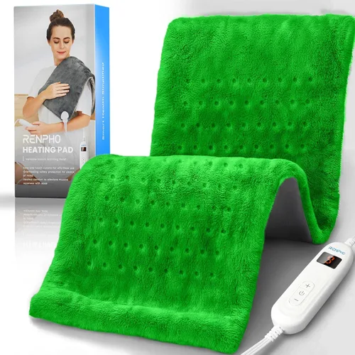 Vista 10 de RENPHO - Almohadilla térmica para dolor de espalda, cólicos, compatible con FSA, regalo de Navidad, almohadilla térmica eléctrica 12x24 pulgadas