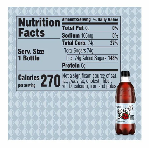 Vista 2 de Barq's Root Beer, botellas de 20 onzas - Enviado por Beverage For you (12)