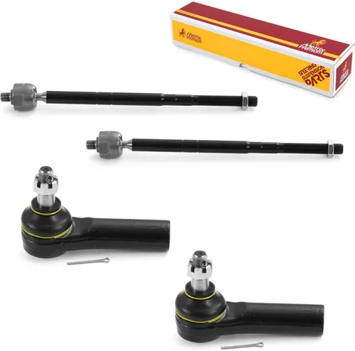 Vista 222 de Metrix Premium Chassis Parts - Kit de 4 piezas de extremos de barra de acoplamiento frontal exterior e interior compatible con Nissan Pathfinder