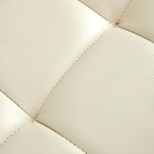 Vista 10 de Yaheetech - Juego de 2 taburetes de bar, taburetes giratorios ajustables de piel sintética, sillas de bar de altura de mostrador hidráulicas